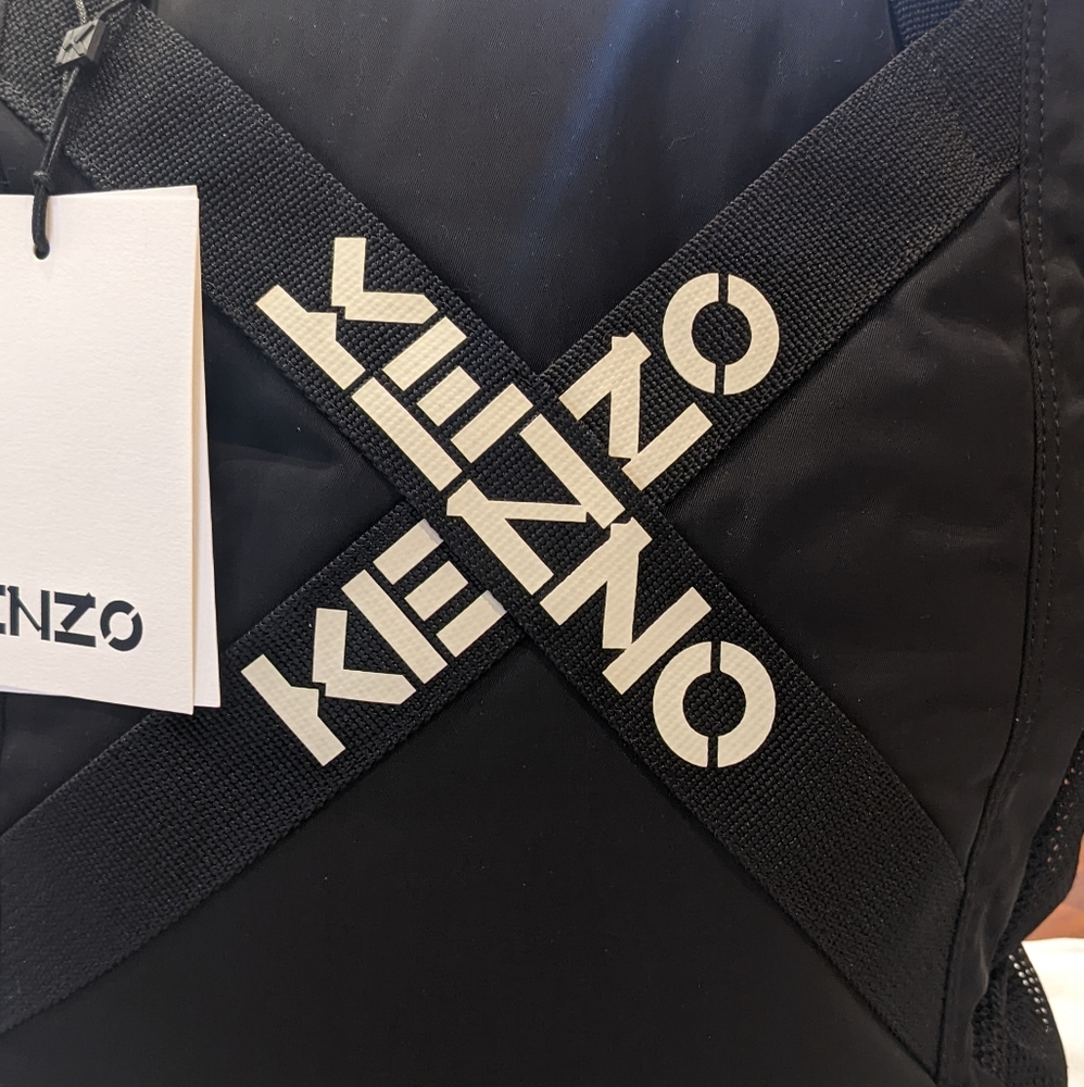 Kenzo Large Logo Tote with Removable Adjustable Crossbody Strap + Dust Bag Nwt ❤ - Picture 6 of 13